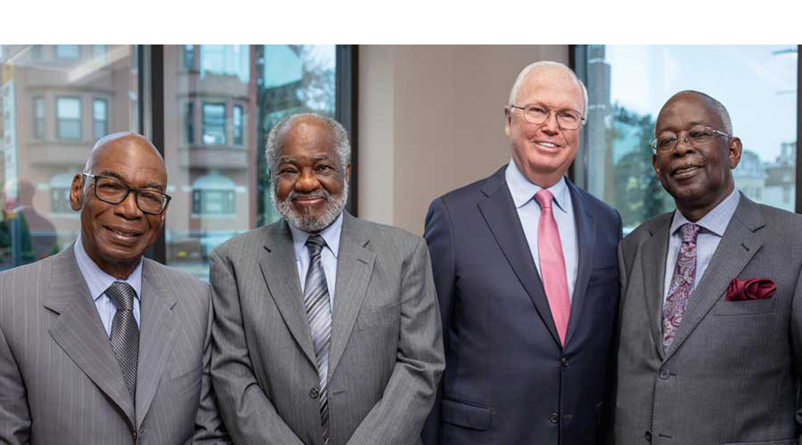 UHM Propoerties Advisory Board, Left to right; Otis Gates, Compton Jones, Robert Gundersen, and John Strodder.
